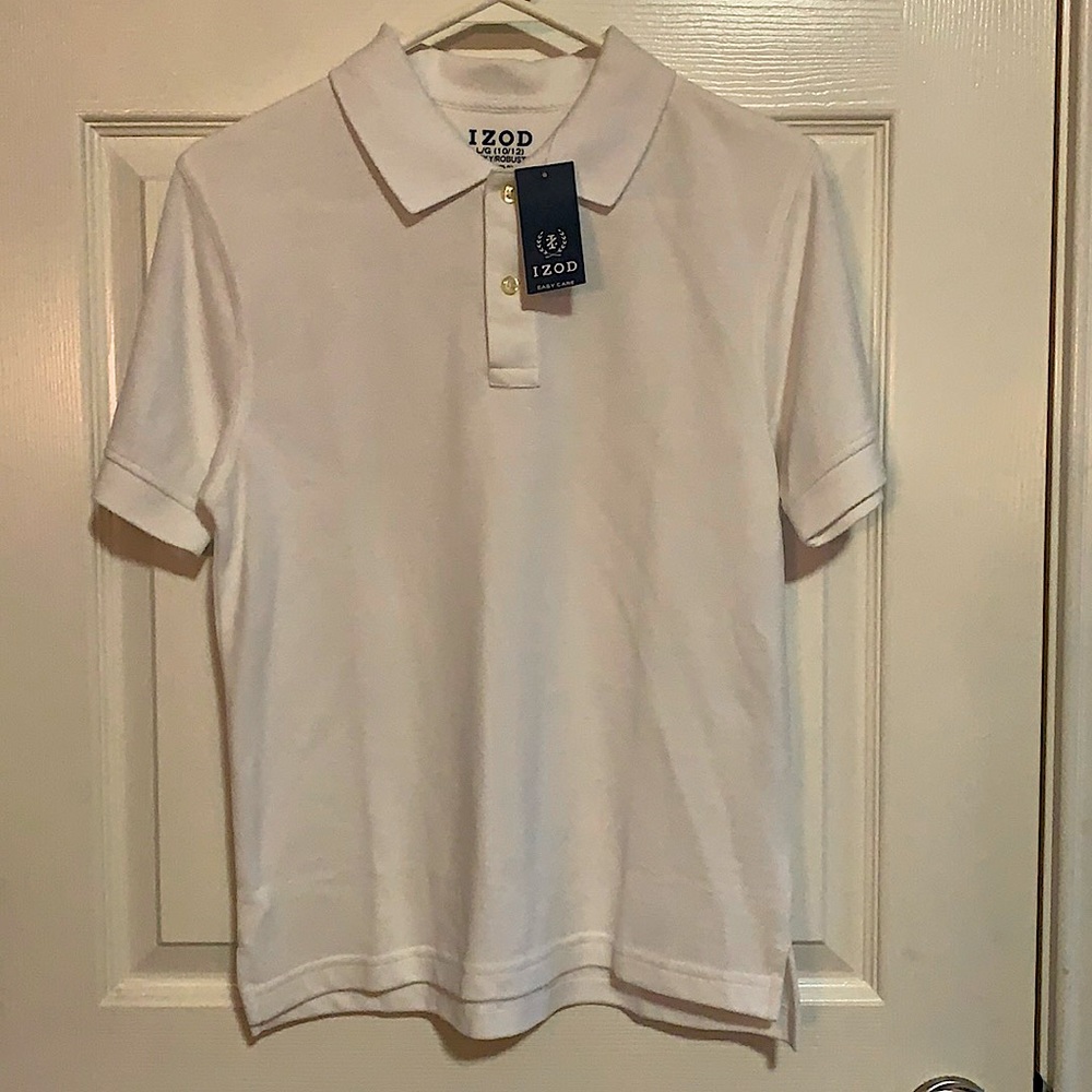 IZOD White Polo Shirt